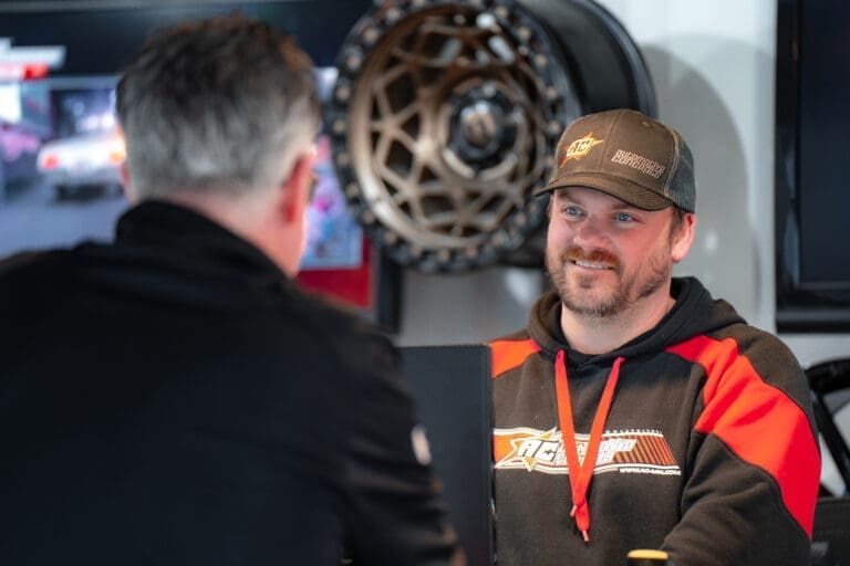 AC crew is happy serving the client