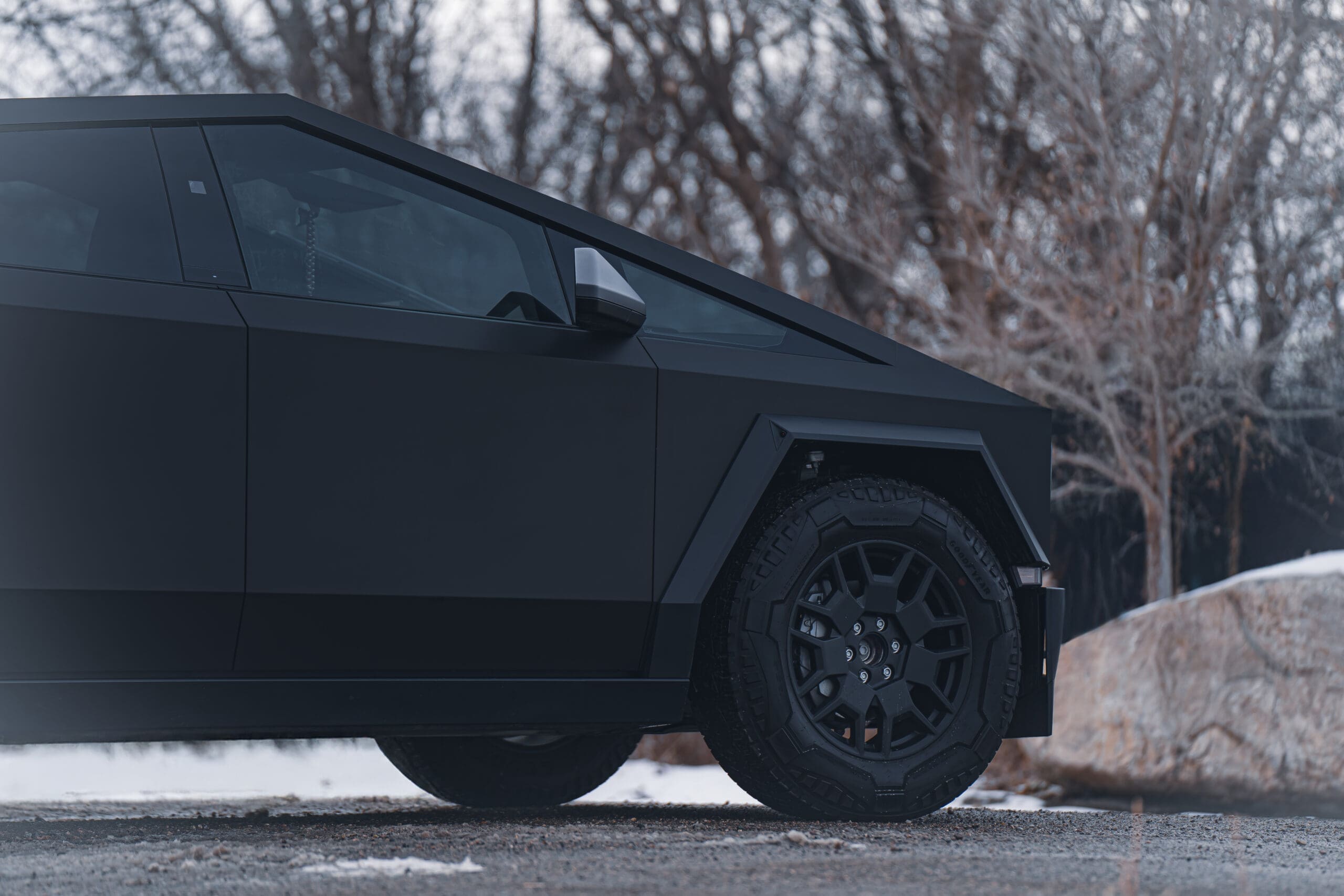 Cybertruck - Matte Black Wrap 4