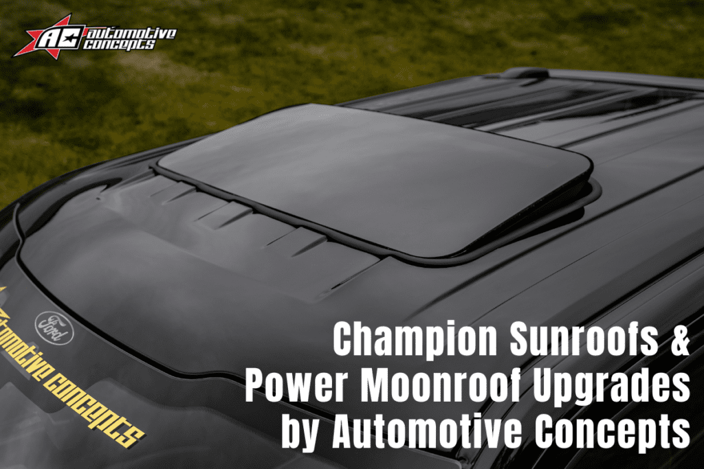 Aftermarket sunroof installation