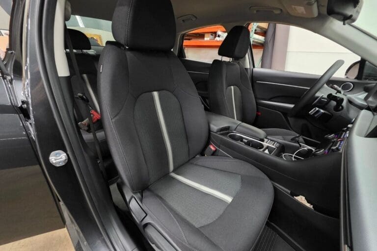 Hyundai Cloth to Leather Interior Conversion (Before)
